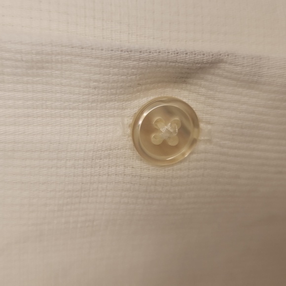 Ann Taylor Loft Women's Classic Perfect White Long Sleeve Button-Up Top Size 8 - Picture 3 of 11